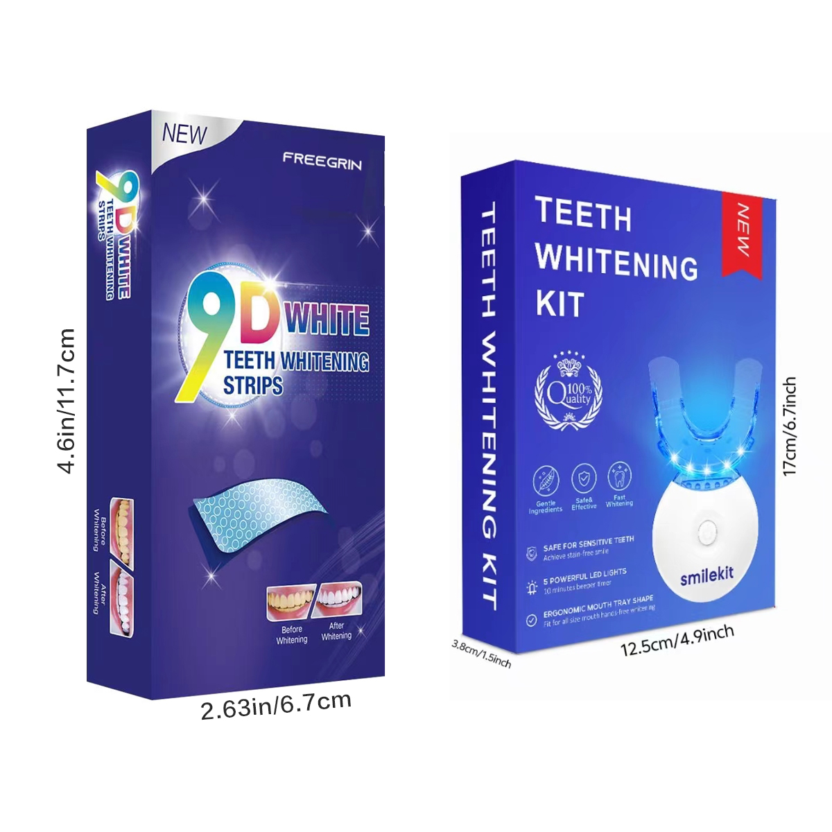 Teeth Whitening Kit - 5X LED L - Teeth Whitening Mouthwash review and price