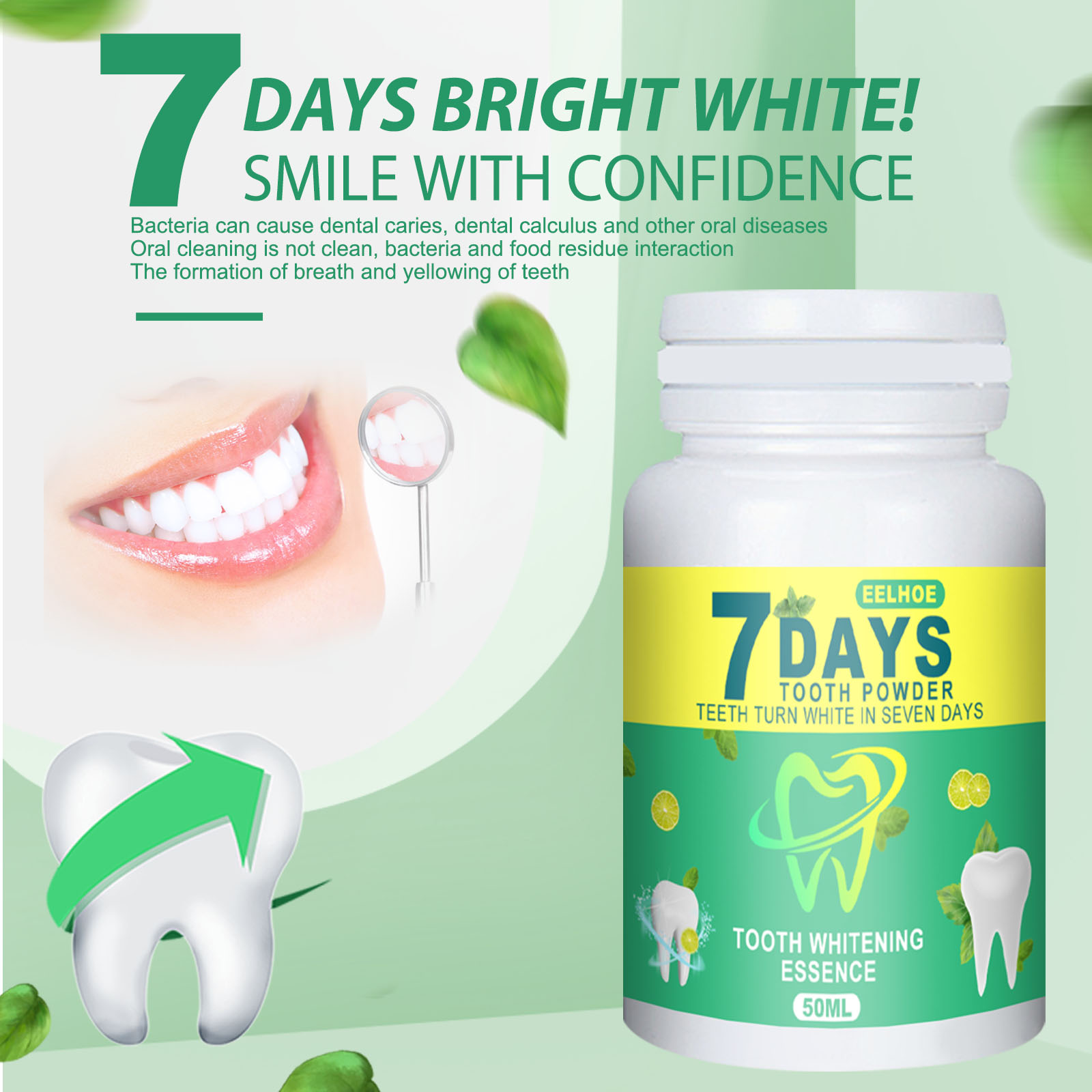 5 Days Whitening Tooth Powder  - Teeth Whitening Near Me review and price